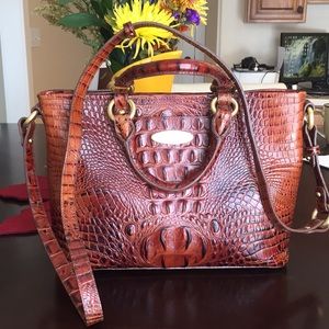 Brand new Brahmin alligator skin purse